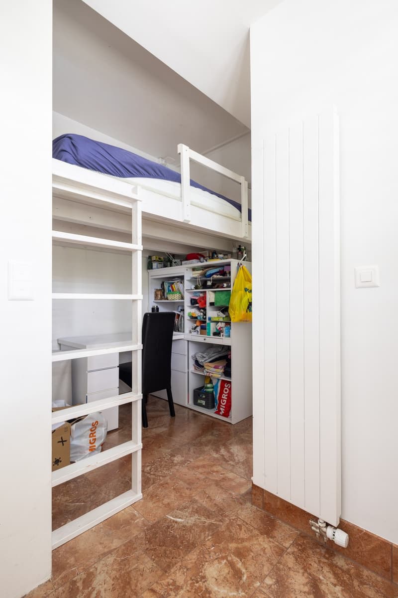 350 m² Jardin privé au cœur de Zurich, Appartement de jardin avec caractère unique (8)