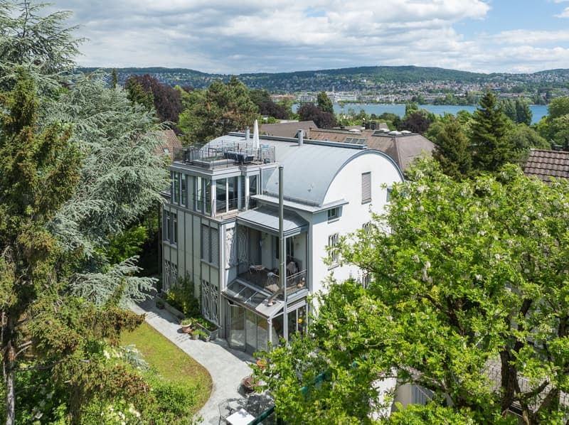 350 m² Jardin privé au cœur de Zurich, Appartement de jardin avec caractère unique (1)