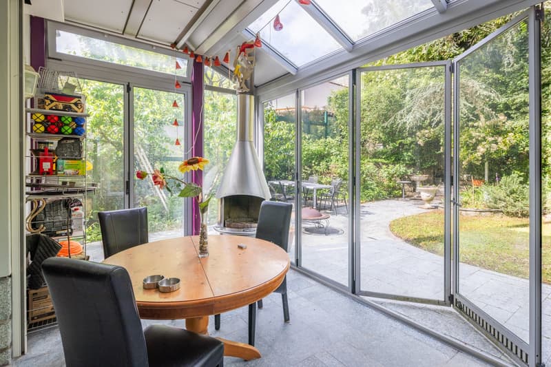 350 m² Jardin privé au cœur de Zurich, Appartement de jardin avec caractère unique (10)