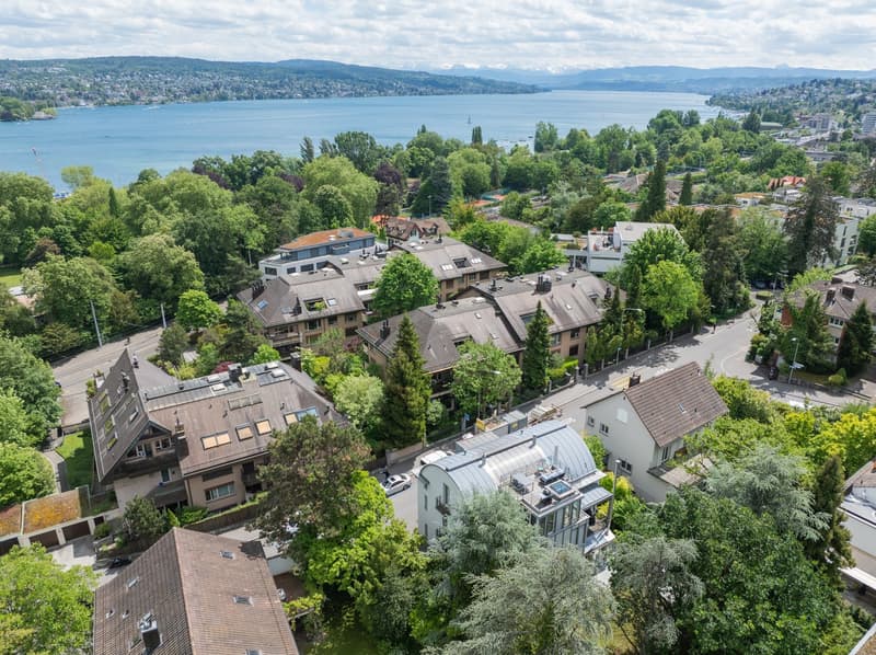 350 m² Jardin privé au cœur de Zurich, Appartement de jardin avec caractère unique (2)