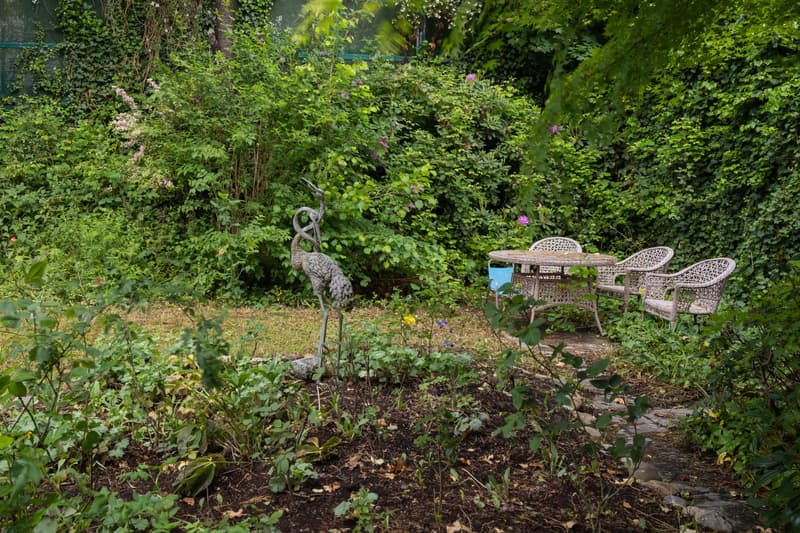 350 m² Jardin privé au cœur de Zurich, Appartement de jardin avec caractère unique (13)