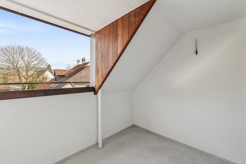 gedeckter Balkon