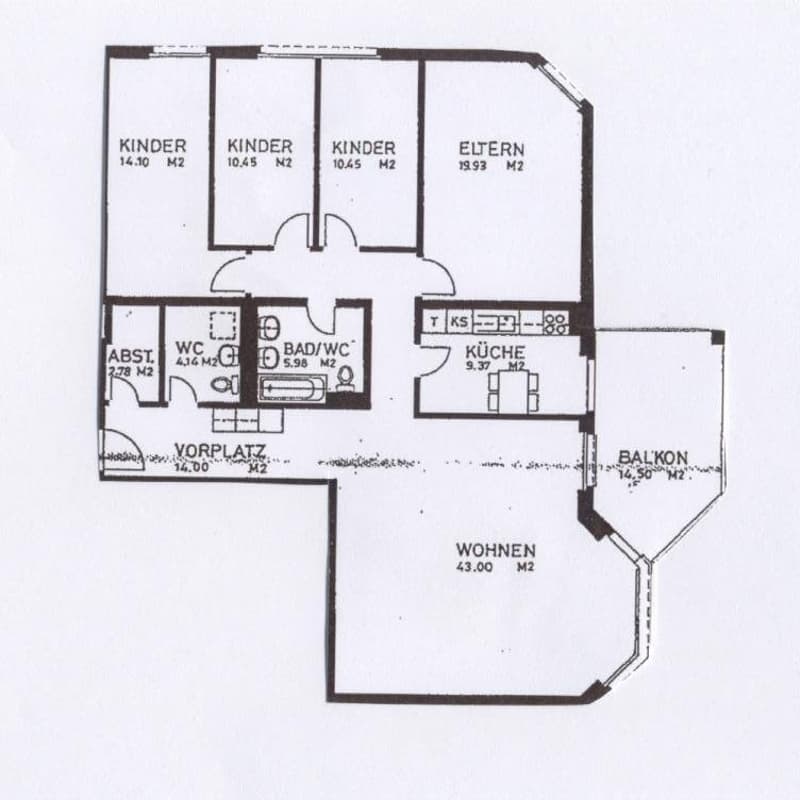 Grundrissplan