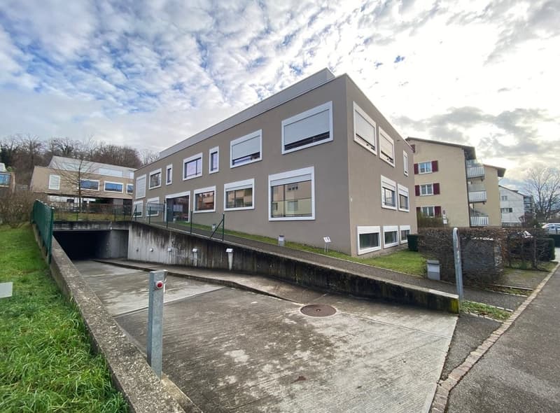 Einfahrt Einstellhalle