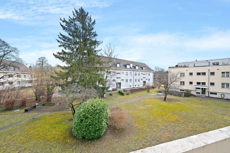 Aussicht vom Balkon