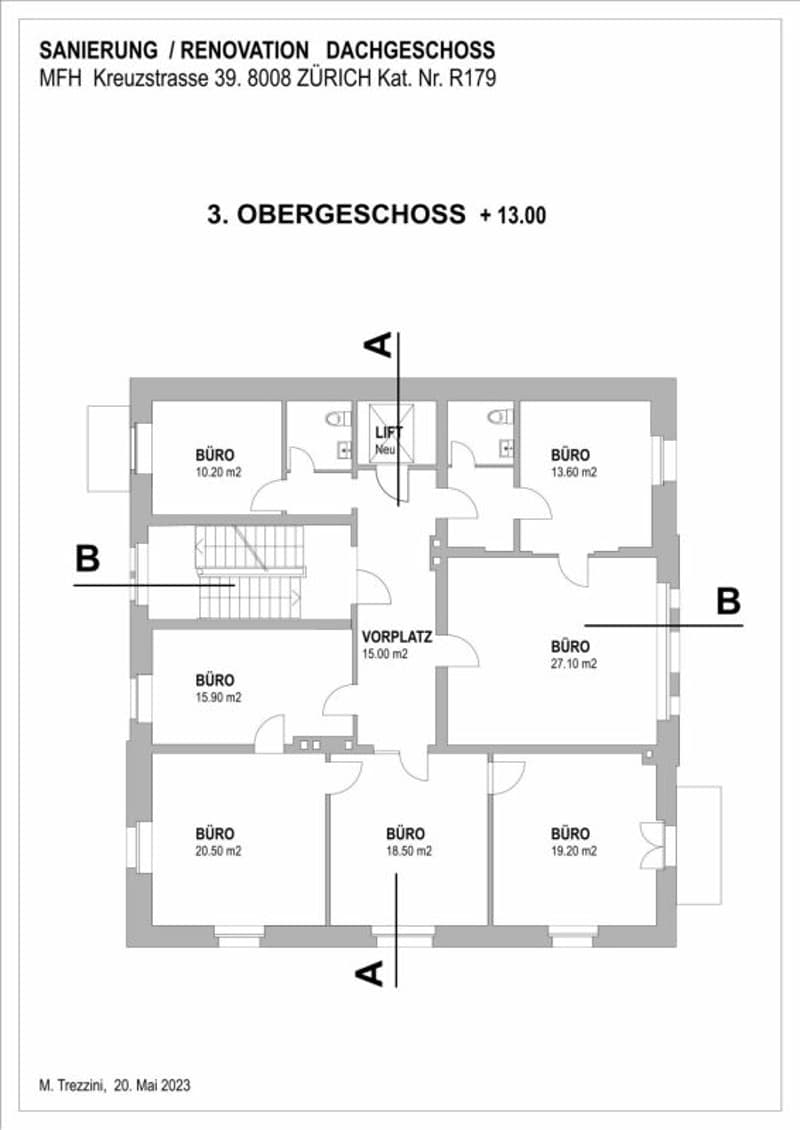 Bureaux de représentation dans un immeuble ancien à Seefeld à louer (10)