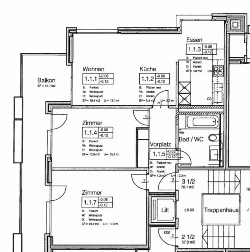 Befristete 2.5-Zimmer-Wohnung mit Seesicht in Kilchberg (6)