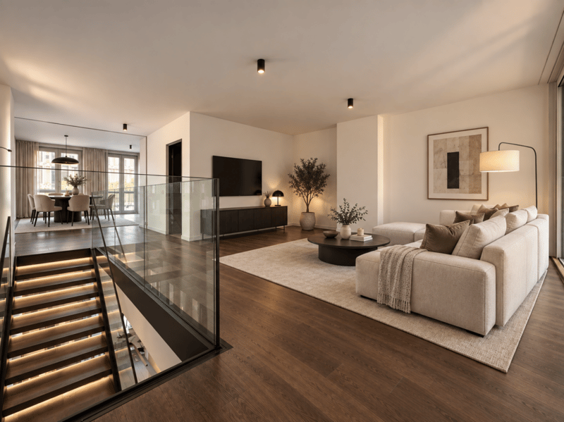 Einrichtungsbeispiel Wohnzimmer