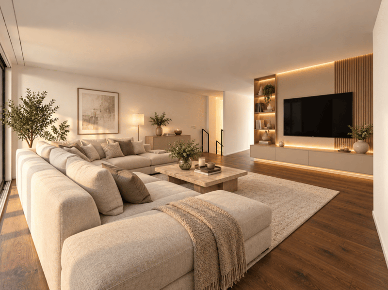 Einrichtungsbeispiel Wohnzimmer