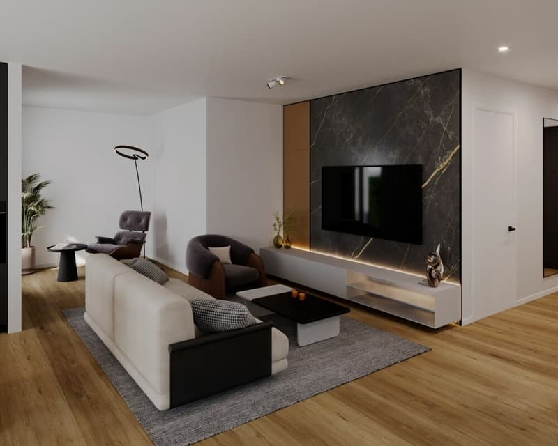 Nouveau projet de villas sis au Mont/Lausanne (8)