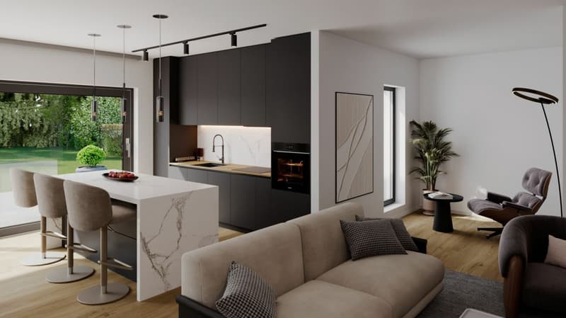 Nouveau projet de villas sis au Mont/Lausanne (9)