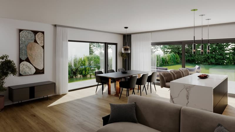 Nouveau projet de villas sis au Mont/Lausanne (7)