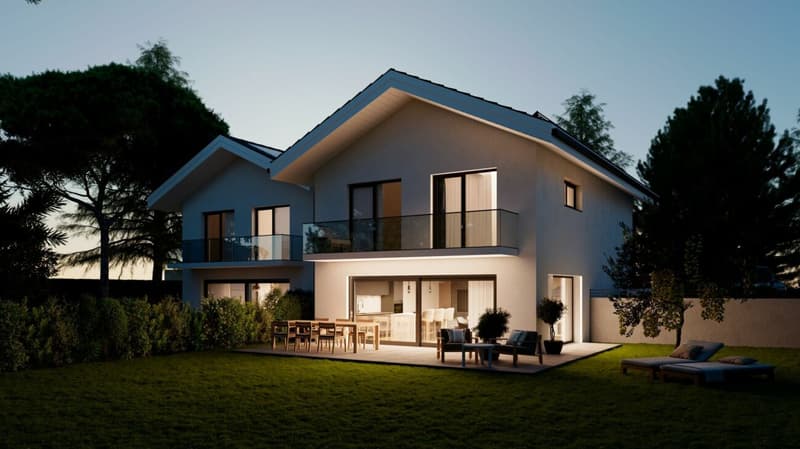 Nouveau projet de villas sis au Mont/Lausanne (1)