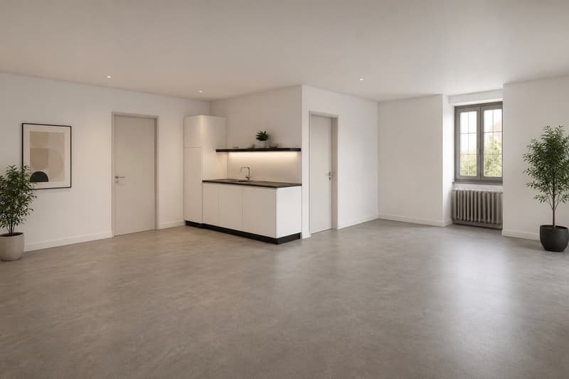 Premises for rent in the center of Farvagny (1)