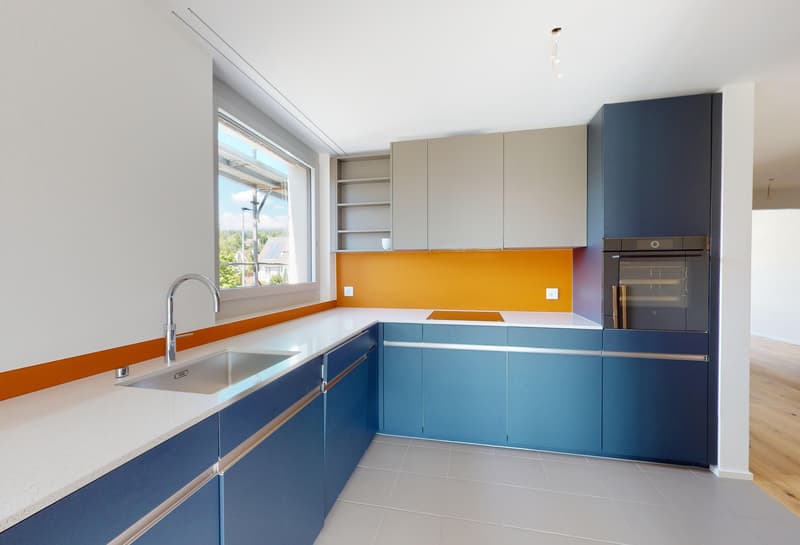 Neuwertige 3.5 Zimmerwohnung, im Erdgeschoss inkl. Fitnessraum und Dachterrasse (4)