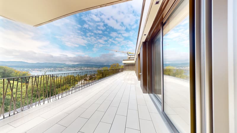 Terrasse spacieuse pour une vue lacustre imprenable - appartement 4,5 pièces, attique (2)