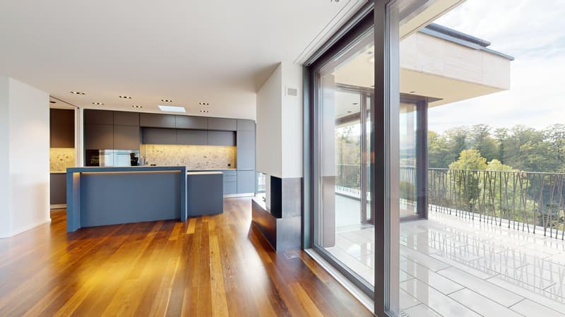 Terrasse spacieuse pour une vue lacustre imprenable - appartement 4,5 pièces, attique (5)