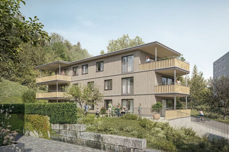 New Build - Modern 4.5-Room Apartment on the Upper Floor in an Idyllic Location (1)