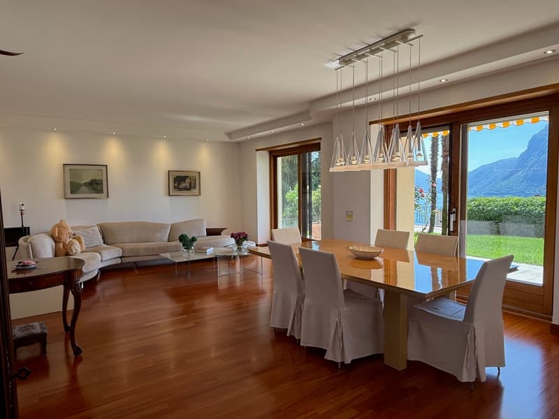 MAGNIFICO Appartamento CON CURATISSIMO GIARDINO E VISTA LAGO (4)