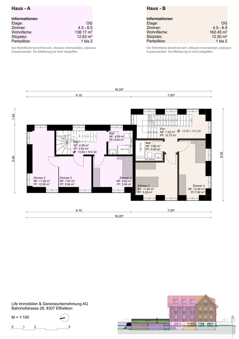 Maison mitoyenne moderne de 4,5 à 5,5 pièces dans un quartier calme à Illnau-Effretikon (19)