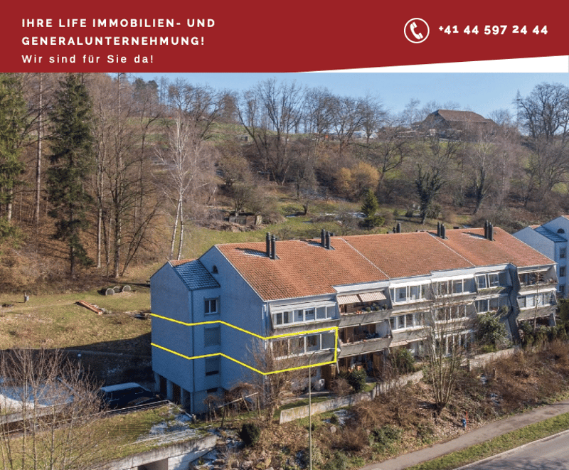 Charmante 4.5-Zimmer-Wohnung – Nähe Flughafen und Stadt Zürich, mitten in der Natur (1)