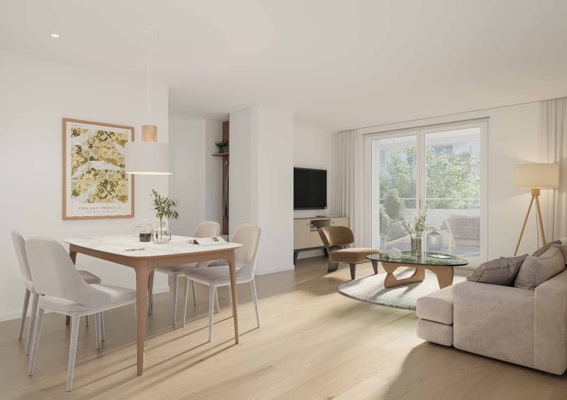 Modern 2.5-room apartments in the new GREEN HILLS project - available from December 2026 (2)