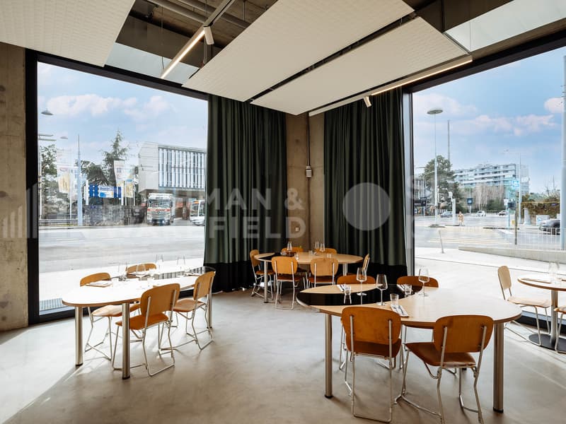 Ristorante di 336 m² con due terrazze e deposito a Charmilles, Ginevra (3)