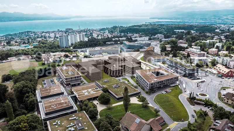 Campus BIOPÔLE Bureaux & laboratoires modernes MINERGIE-P au centre de l'innovation (1)
