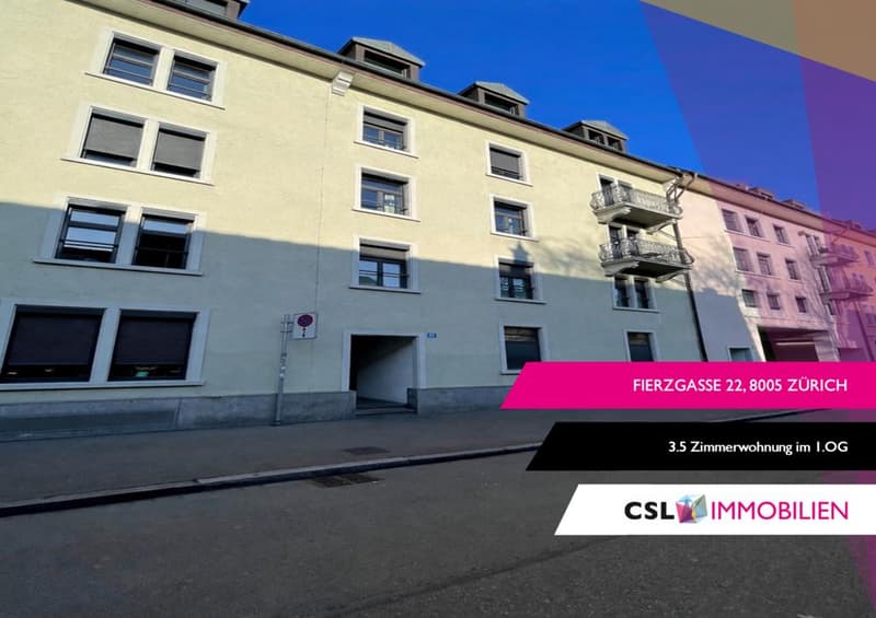 Zentral liegende 3.5-Zimmer-Wohnung am Limmatplatz (1)