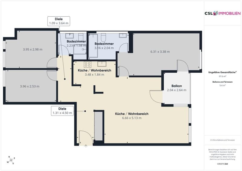 Attraktive 4.5-Zimmerwohnung im Herzen von Zürich Kreis 4 (11)