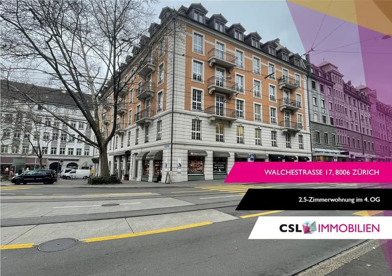 2.5-Zimmerwohnung im 4. OG an zentraler Lage in Zürich (1)