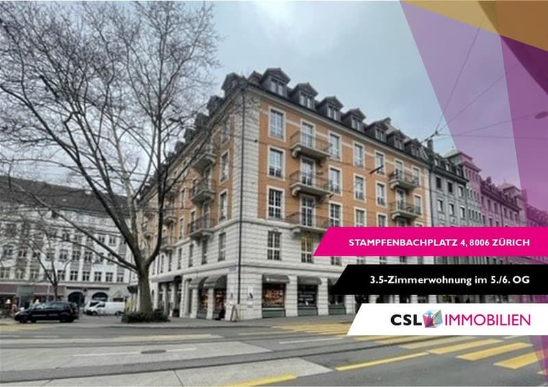 Moderne 3.5-Zimmer-Maisonettwohnung am Stampfenbachplatz (1)