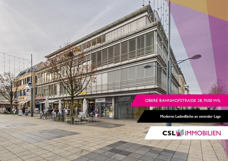 Moderne Ladenfläche mit hoher Visibilität an zentraler Lage in Wil (1)