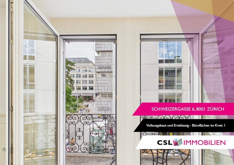 Fully Developed and First-Class - Office Spaces in the Heart of Zurich (1)