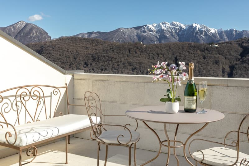 Appartement meublé exclusif à Lugano avec services hôteliers et vue lac splendide (11)