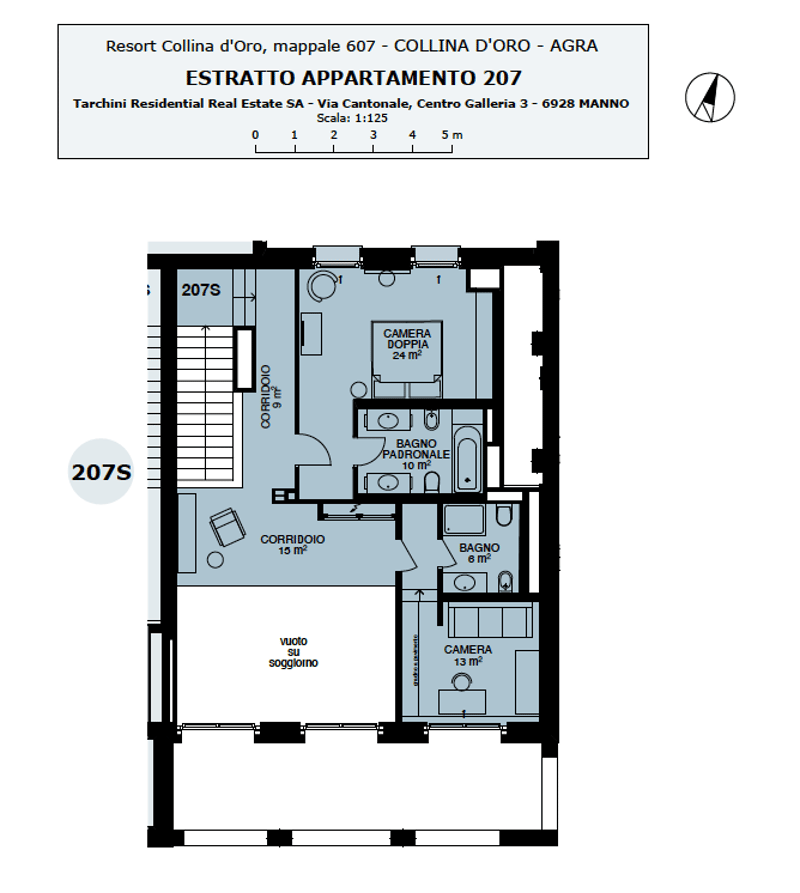 living room, kitchen, corridor, 3 bedrooms, 2 bathrooms, terrace