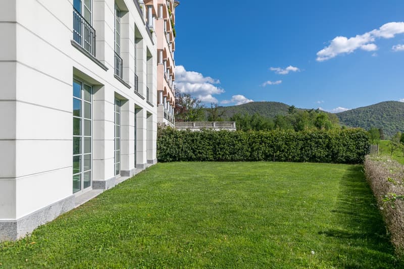 COLLINA D'ORO - AFFITTASI INCANTEVOLE APPARTAMENTO CON GIARDINO PRIVATO E VISTA LAGO (rif. 001) (12)