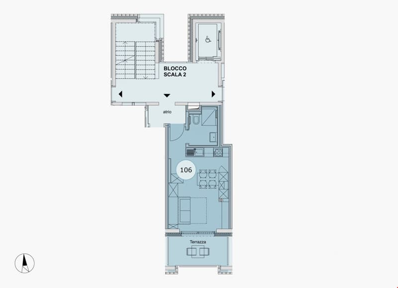 RIVA SAN VITALE - FURNISHED APARTMENT FOR RENT WITH BALCONY (Ref.106) (17)