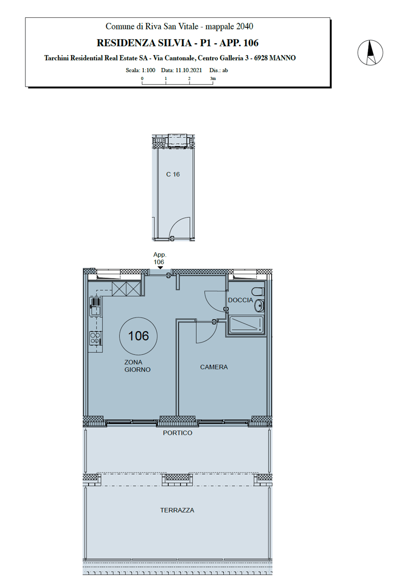RIVA SAN VITALE - AFFITTASI APPARTAMENTO ARREDATO CON AMPIO TERRAZZO (Rif. 106) (12)
