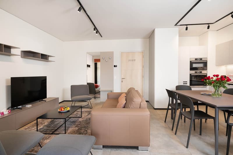 LUGANO CENTRO - AFFITTASI APPARTAMENTO 3.5 LOCALI COMPLETAMENTE ARREDATO (2)