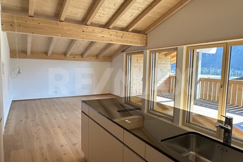 Energiebewusst wohnen! Garglas.ch - 4½-Zimmer-Dachwohnung E11 mit Anteil an Solarkraft (4)