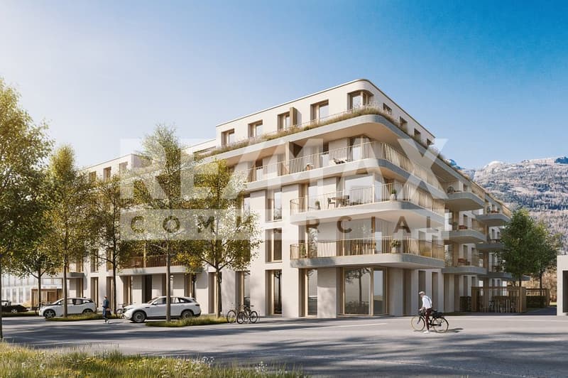 Spazio commerciale attraente n. B in costruzione grezza - possibilità di utilizzo versatile (7)