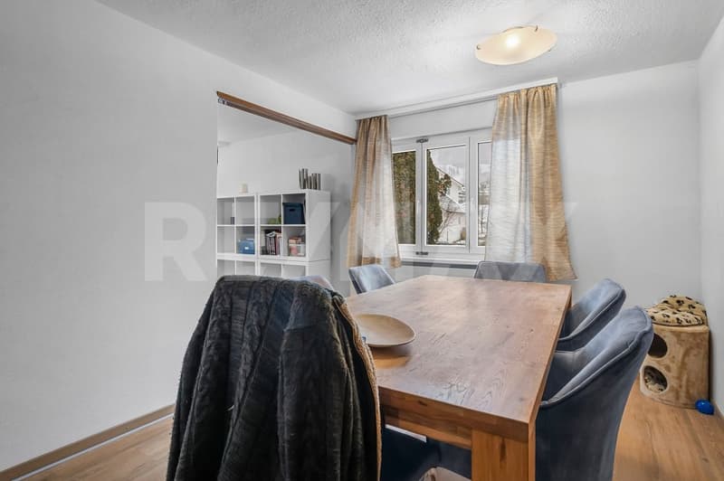 Maison unifamiliale de 8 ½ pièces avec 2 garages, espace commercial et places de parking (10)
