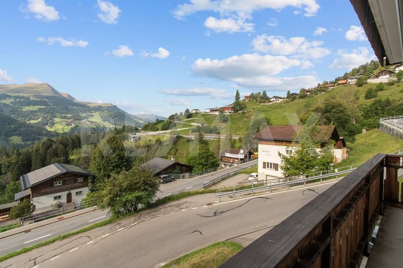 Appartamento di 3½ locali con bella vista sulle montagne, soleggiato e in posizione tranquilla a St. Peter / Arosa (7)