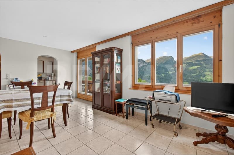 Appartamento di 3½ locali con bella vista sulle montagne, soleggiato e in posizione tranquilla a St. Peter / Arosa (6)