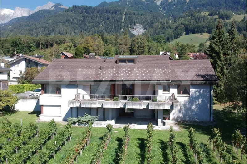 Wohnen in den Rebbergen von Malans - Herrschaftliches Einfamilienhaus zu vermieten (2)