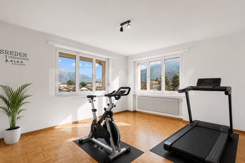 Comfortable living with a view - 4 ½ room attic apartment in a well-maintained three-family house (4)