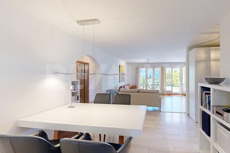 3½ Zimmerwohnung im Erdgeschoss mit Fernsicht (6)