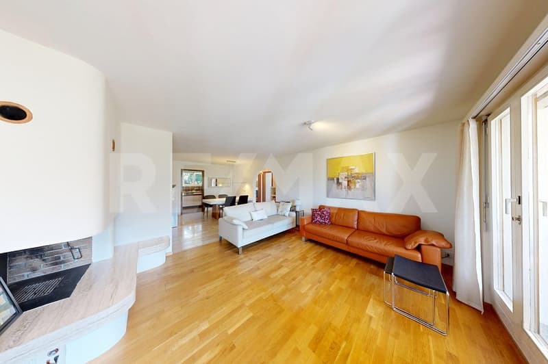 3½ Zimmerwohnung im Erdgeschoss mit Fernsicht (2)
