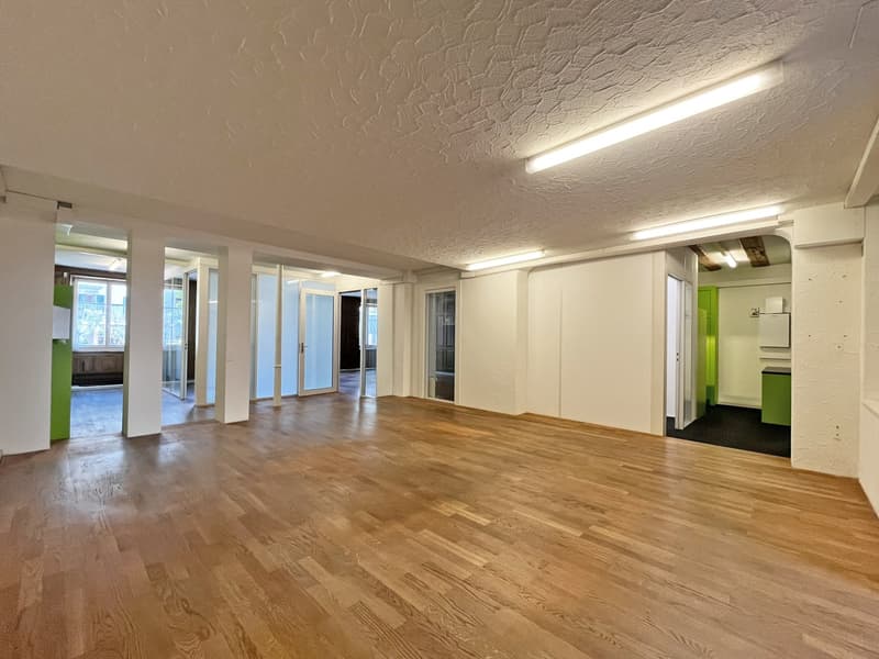 Bureaux RDC, y compris cave voûtée / unités commerciales divisibles à louer (6)